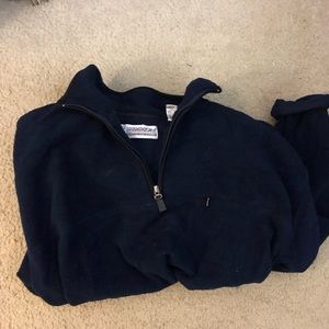 Navy Fleece Women’s Quarter Zip Sweatshirt